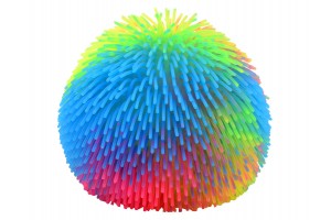 Szivárványos fluffy labda 22 cm