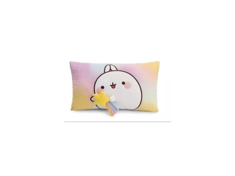 Nici Molang plüsspárna 43 x 25 cm - pasztell, 3D csillag