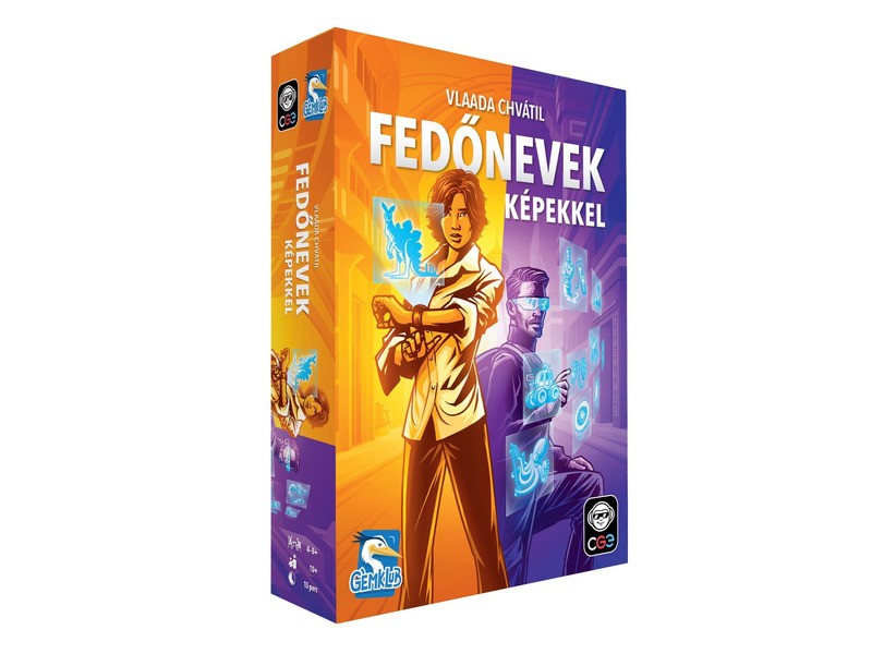 Fedőnevek képekkel társasjáték – 2026 kiadás borítókép