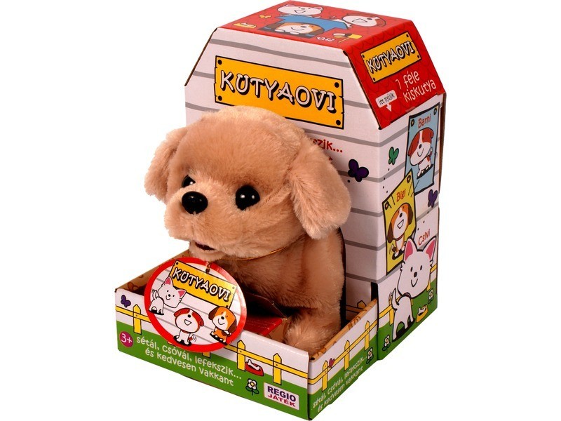 Sétáló Golden retriever plüsskutya - 20 cm