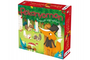 Rókanyomon doboz és játékelemek