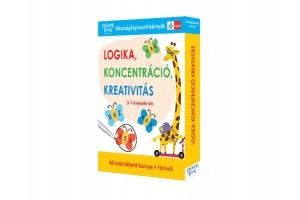 Logika, koncentráció és kreativitás kártyák (5–7 éveseknek)