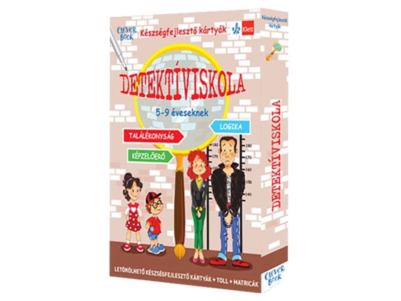Detektíviskola borító - 5-9 éveseknek