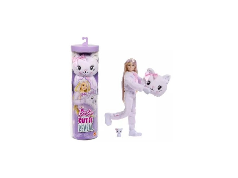Barbie Cutie Reveal meglepetés baba - cica, bárány, nyuszi