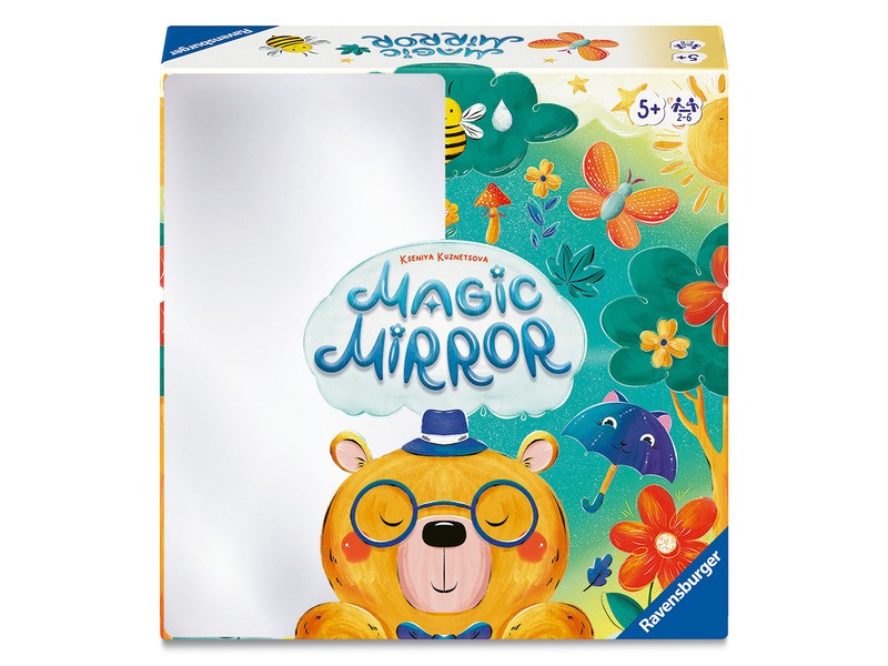 Magic Mirror társasjáték – doboz és játékelemek