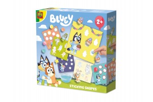 Bluey ragacsos formák: színes tapadó formák