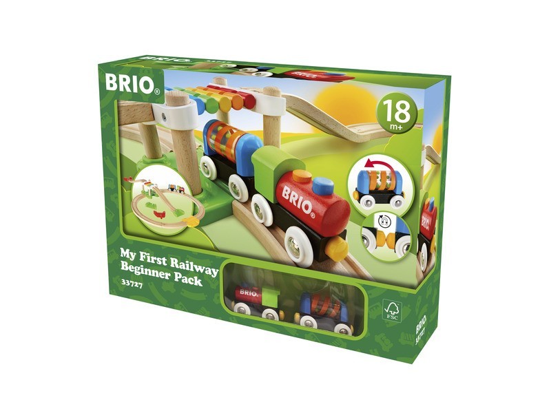 BRIO Az első vonatszett - fa vonat játék