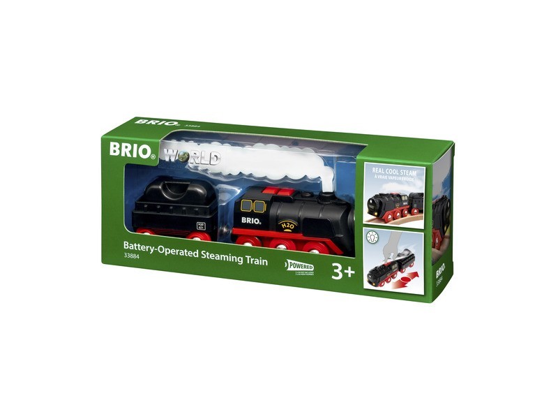 BRIO elemes gőzmozdony – fa vonat játék