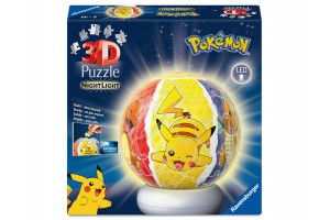 Puzzle 3D Pokémon éjjeli fény - LED dekoráció