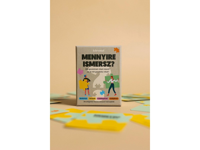 Mennyire ismersz? - játékkártyák és kérdések