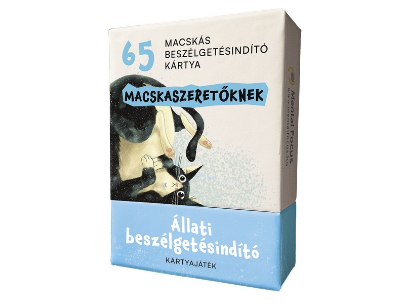 Állati beszélgetésindító kártyajáték – 65 illusztrált kártya