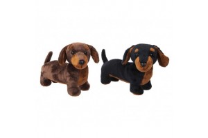 Plüss tacskó, 30 cm (két változat)