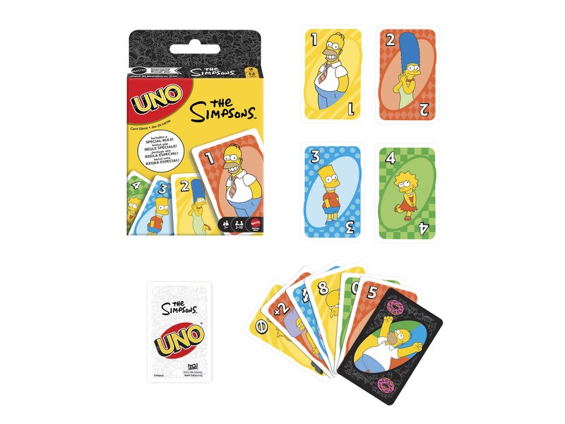 Uno Simpsons kártya - Simpson család dizájn