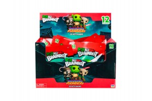Brainrot kulcstartó meglepetés figura + mini poszter
