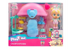 Cry Babies Playtime Chloe konyhája - játékbabával