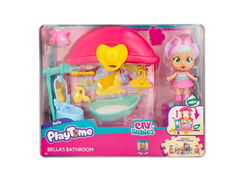 Cry Babies Playtime Bella fürdőszobája játék