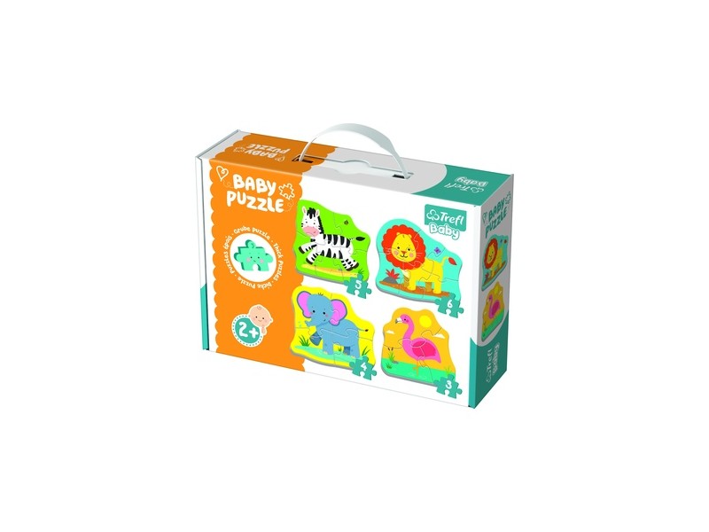 Trefl Szafari bébi forma puzzle