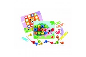 Tooky Toy fa fejlesztő szett (53 db)