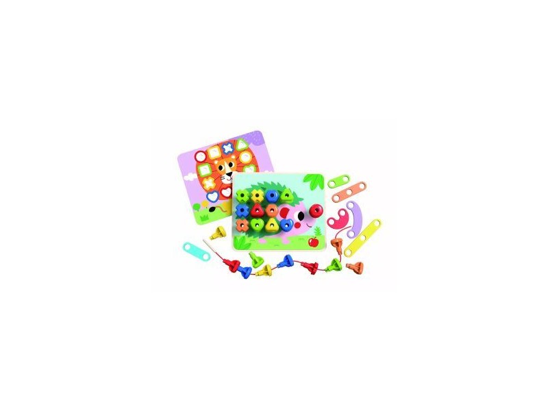 Tooky Toy fa fejlesztő szett (53 db)