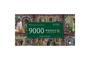 Trefl Bajuszos Csodák 9000 darabos macska puzzle