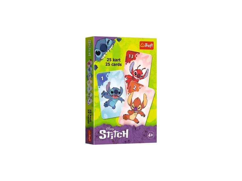 Trefl Fekete Péter kártyajáték – Stitch, 25 lap