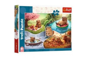 Trefl: Négy évszak kapibarákkal - 300 darabos puzzle