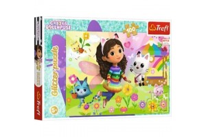 Trefl Gabi babaháza Glitter 100 darabos puzzle