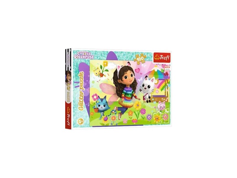 Trefl Gabi babaháza Glitter 100 darabos puzzle