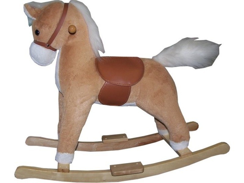 Puha szőrű hintaló élethű hanggal