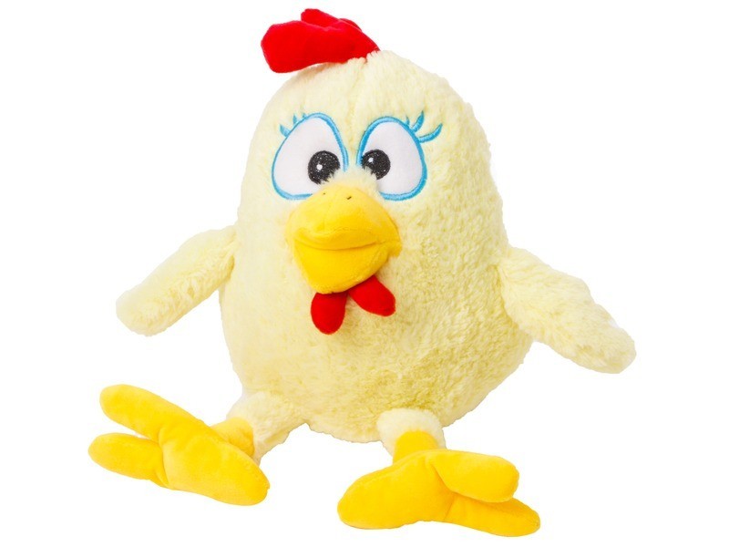 Plüss csirke 25 cm - puha, vicces plüssállat