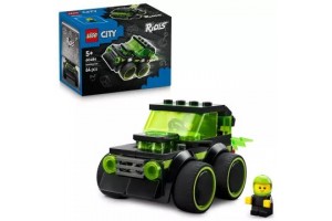 LEGO City Gaming versenyautó 60484 — minifig és nagy kerekek