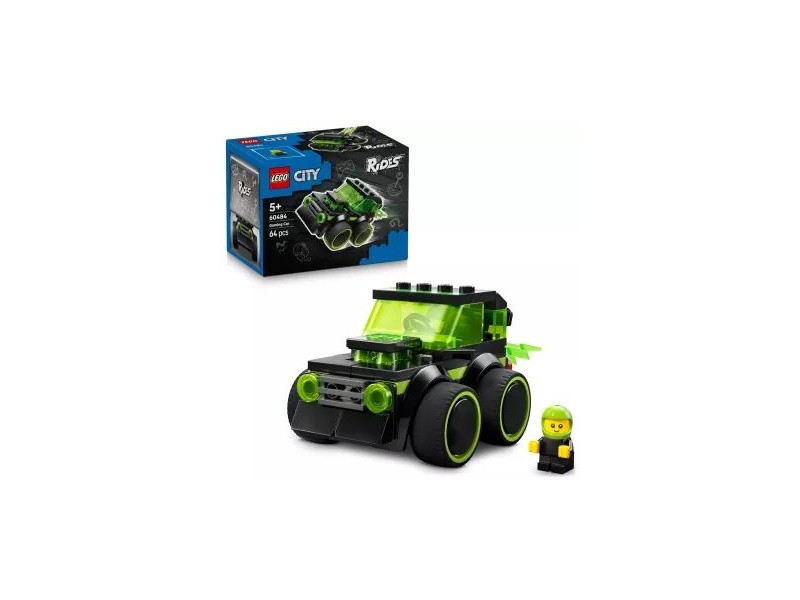 LEGO City Gaming versenyautó 60484 — minifig és nagy kerekek