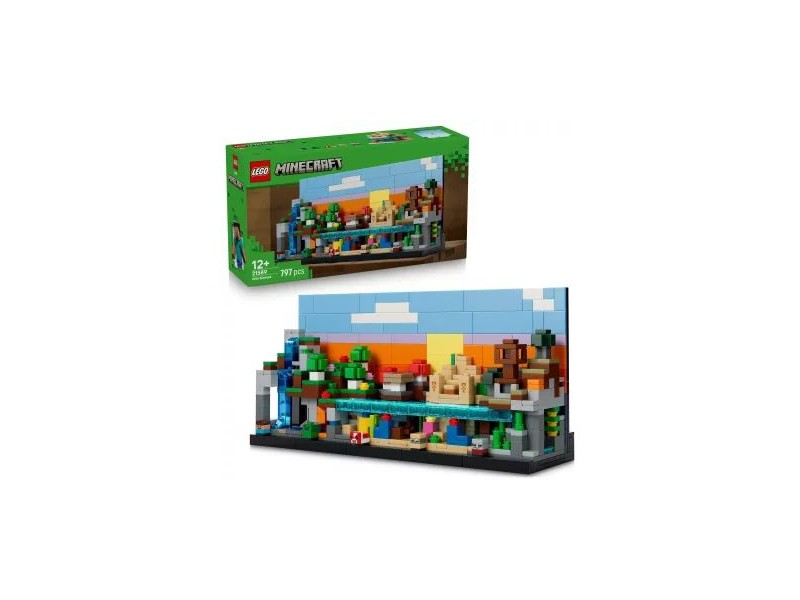 LEGO Minecraft Minibiomok 21589 — 5 biom, 797 elem