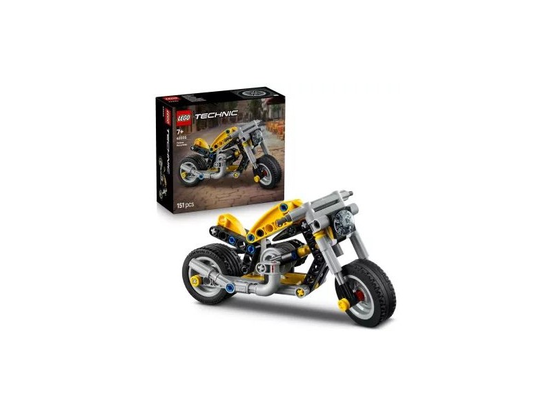LEGO Technic 42225 sárga motorkerékpár 151 elem