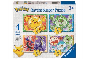 Puzzle 4in1 - Pokémon, 4 nehézségi szint