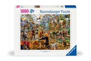 Puzzle 1000 db - Káosz a galériában