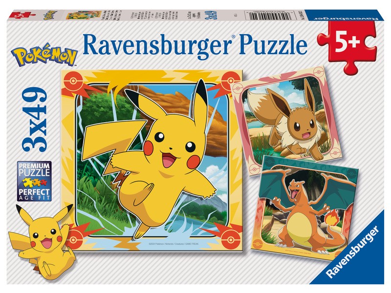 Pokémon puzzle 3×49 db
