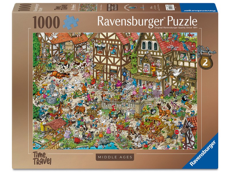 Puzzle 1000 db - Időutazás: középkori látkép