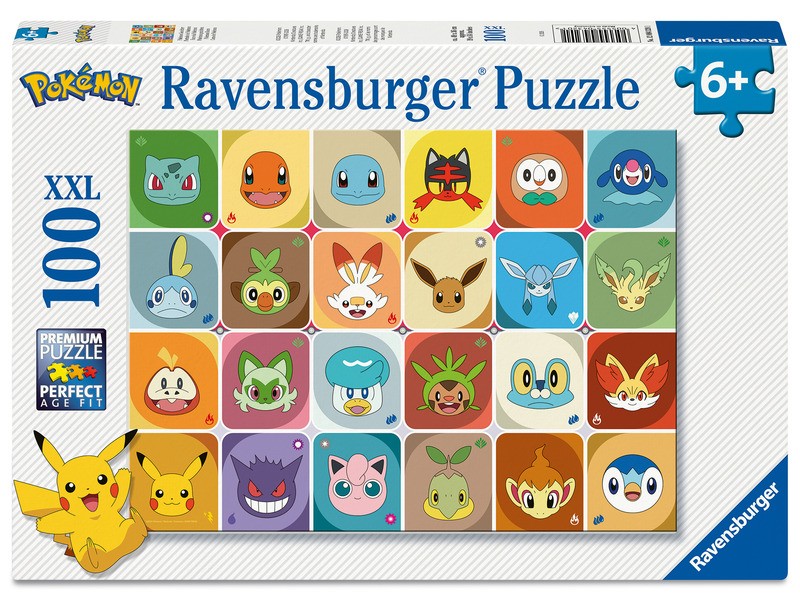 Pokémon 100 darabos puzzle - termékkép