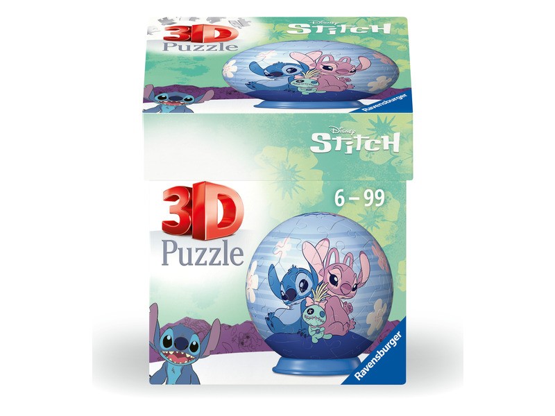 Puzzle 3D 54 db – Stitch és Angel