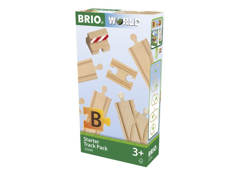 BRIO B kezdő sín szett – pályaelemek