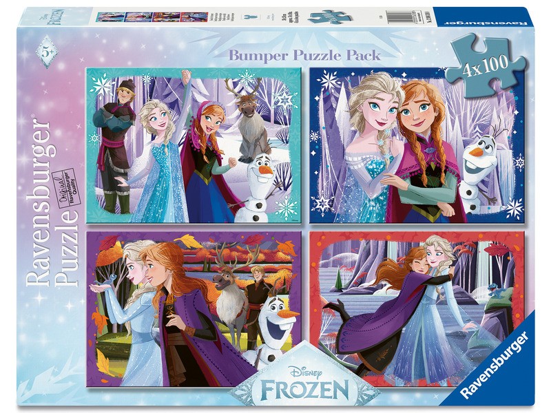 Frozen puzzle 4x100 db - Gyerek puzzle
