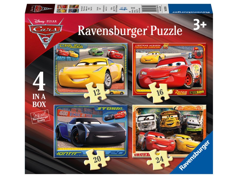Puzzle 4in1 - Verdák 3 kirakós