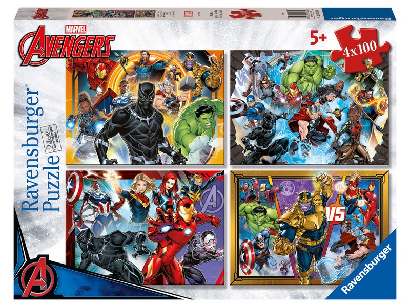 Puzzle 4x100 db - Avengers borítókép