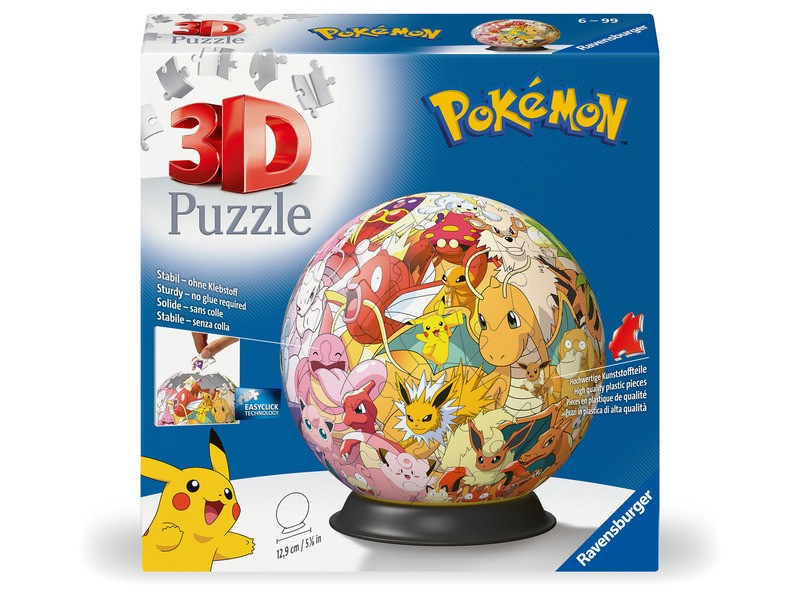 Pokémon 3D puzzle - 72 db