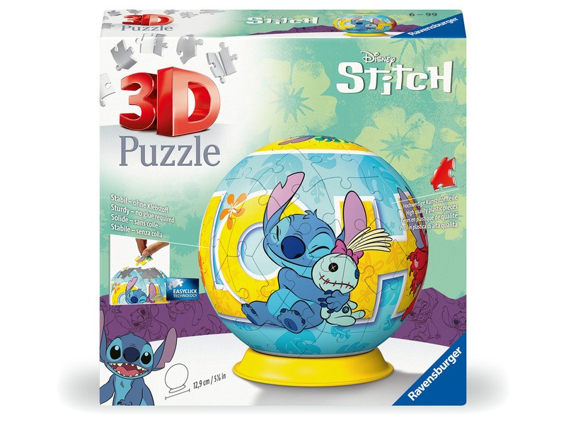 Puzzle 3D Stitch - 72 darabos