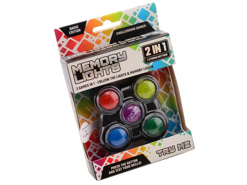 2IN1 memóriajáték - világító és zenélő