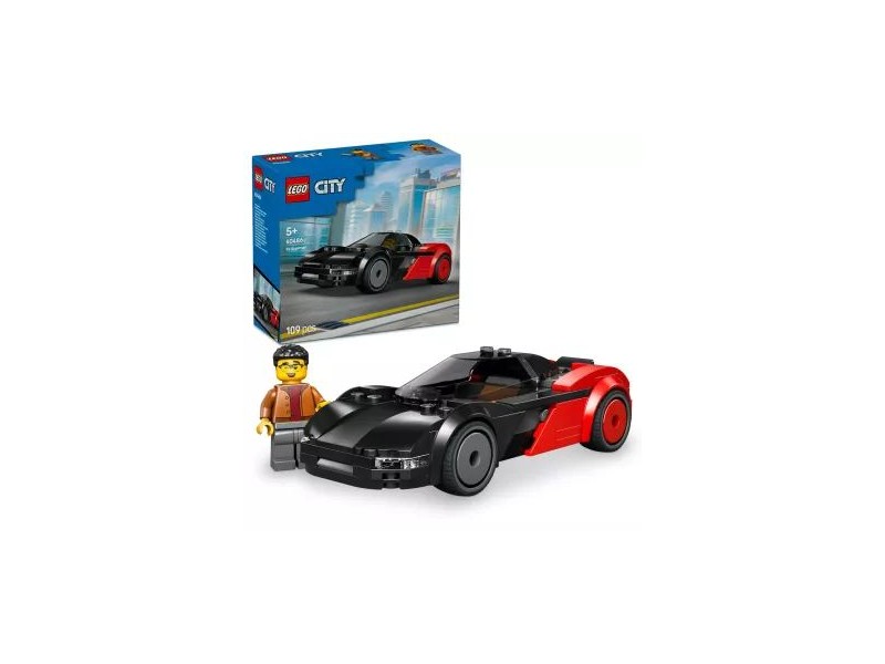 LEGO City Elektromos szuperautó 60486 - piros-fekete