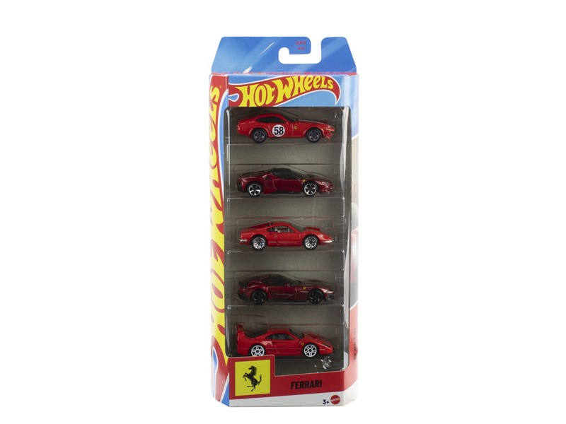 Hot Wheels Ferrari 5 db-os kisautó szett