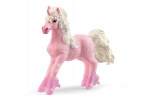 Schleich Virág Unikornis Csikó – kézzel festett figura